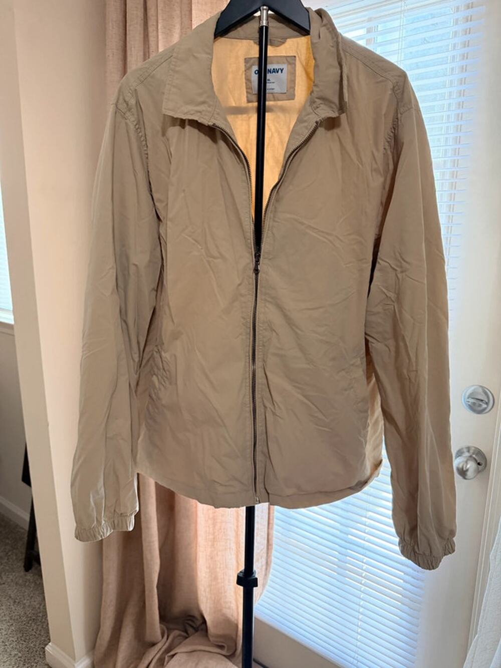 Old Navy, water, resistant jacket, beige unisex XL 2710